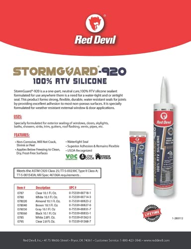 Red Devil 0780 StormGuard Online Hot Sale
