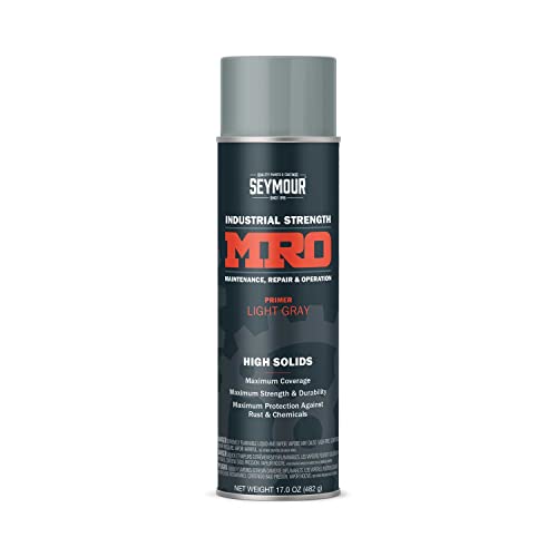 SEYMOUR 620-1431 Industrial MRO High Solids Spray Paint, Light Gray Primer , 17 Ounce (Pack of 1) Hot on Sale