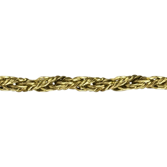 Brass Chain – Twisted Mesh – By the Foot Online