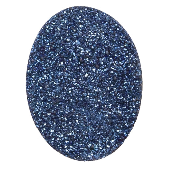 Brazilian Blue Druzy Gemstone Cabochon – Oval – Pkg/1 on Sale