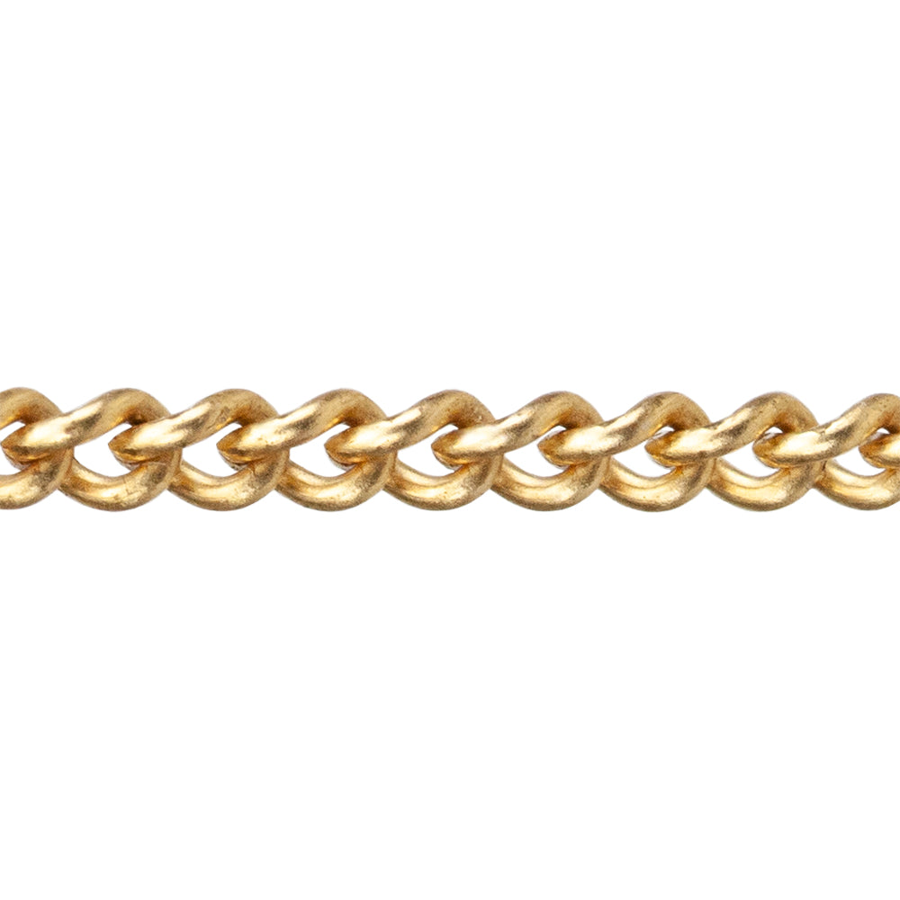 Brass Chain – Curb 2.17mm – By the Foot Online