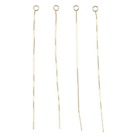 Brass Stud Ear Threads with Loop – Pkg/4 Sale