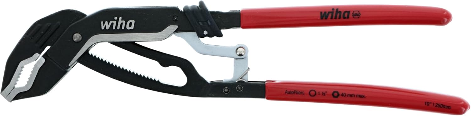 Wiha 32637 Classic Auto Grip VJaw Tongue and Groove Pliers 10 inch Hot on Sale
