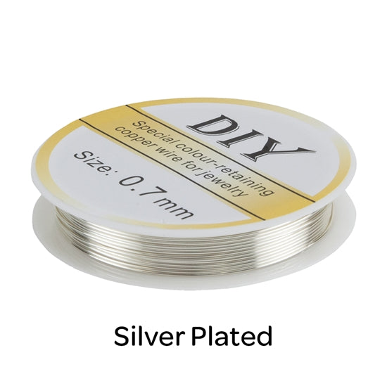 Copper Jewelry Wire – Long-Lasting Plating  – 21 ga – 10.17 Feet(3.1m)/roll on Sale