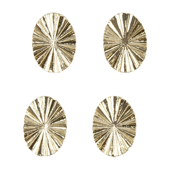 Brass Stud Finding – Oval Fan with Loop – Pkg/4 Hot on Sale