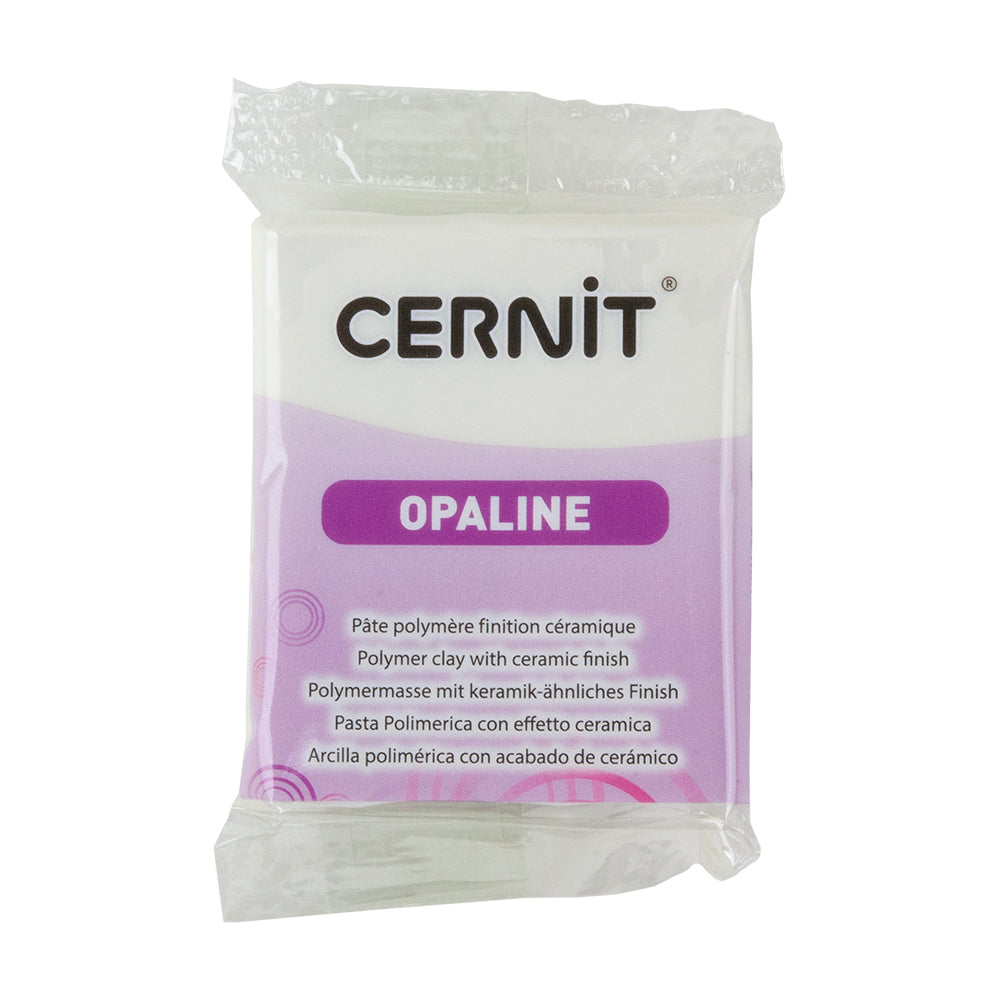 Cernit Opaline Polymer Clay – White 2oz (56g) block Hot on Sale