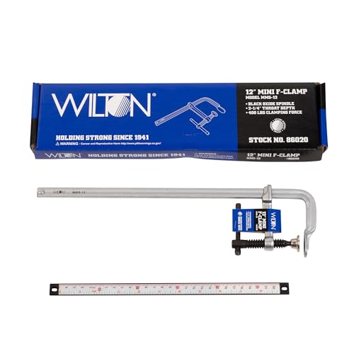 Wilton Mini F-Clamp, 12″ Opening, 2-1/4″ Throat, 400 Lbs. Clamping Force (Model MMS-12) Online Sale