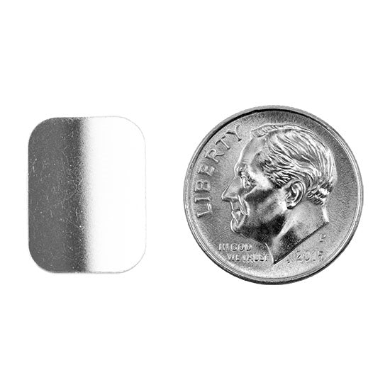 .999 Fine Silver Shape – Rounded Rectangle – 12 x 16mm – Pkg/1 Hot on Sale