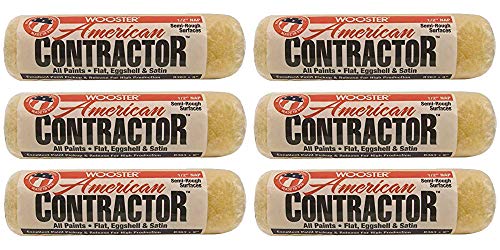 Wooster Brush R563 9 inch American Contractor 1/2 inch Nap – Pack of 6 Online Sale