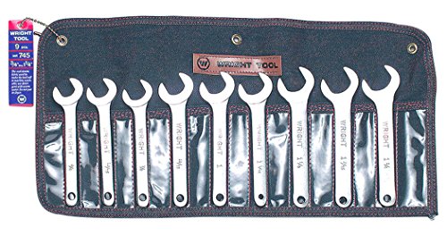 Wright Tool 745 Service Wrench Set, 3/4″ – 1-1/4″ (9-Piece),Silver Online