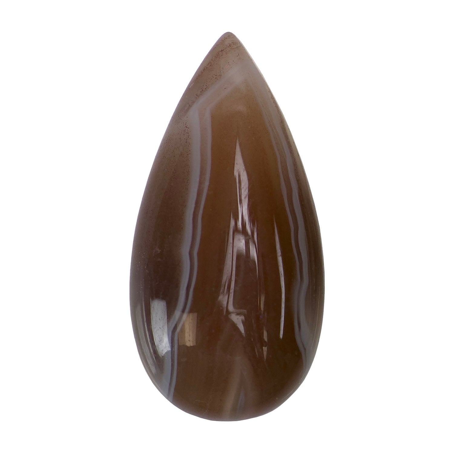 Botswana Agate Gemstone – Cabochon Pear 10mm x 20mm – Pkg/1 Sale