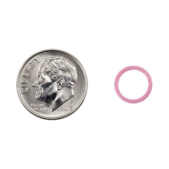 Colored Open Jump Rings – Hot Pink – Round 10mm 18 gauge – Pkg/50 Hot on Sale