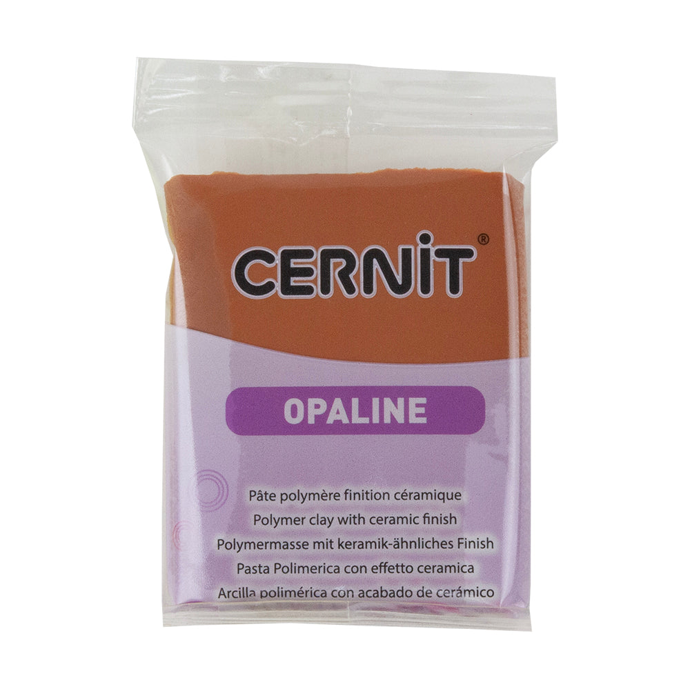Cernit Opaline Polymer Clay – Caramel 2oz (56g) block Hot on Sale