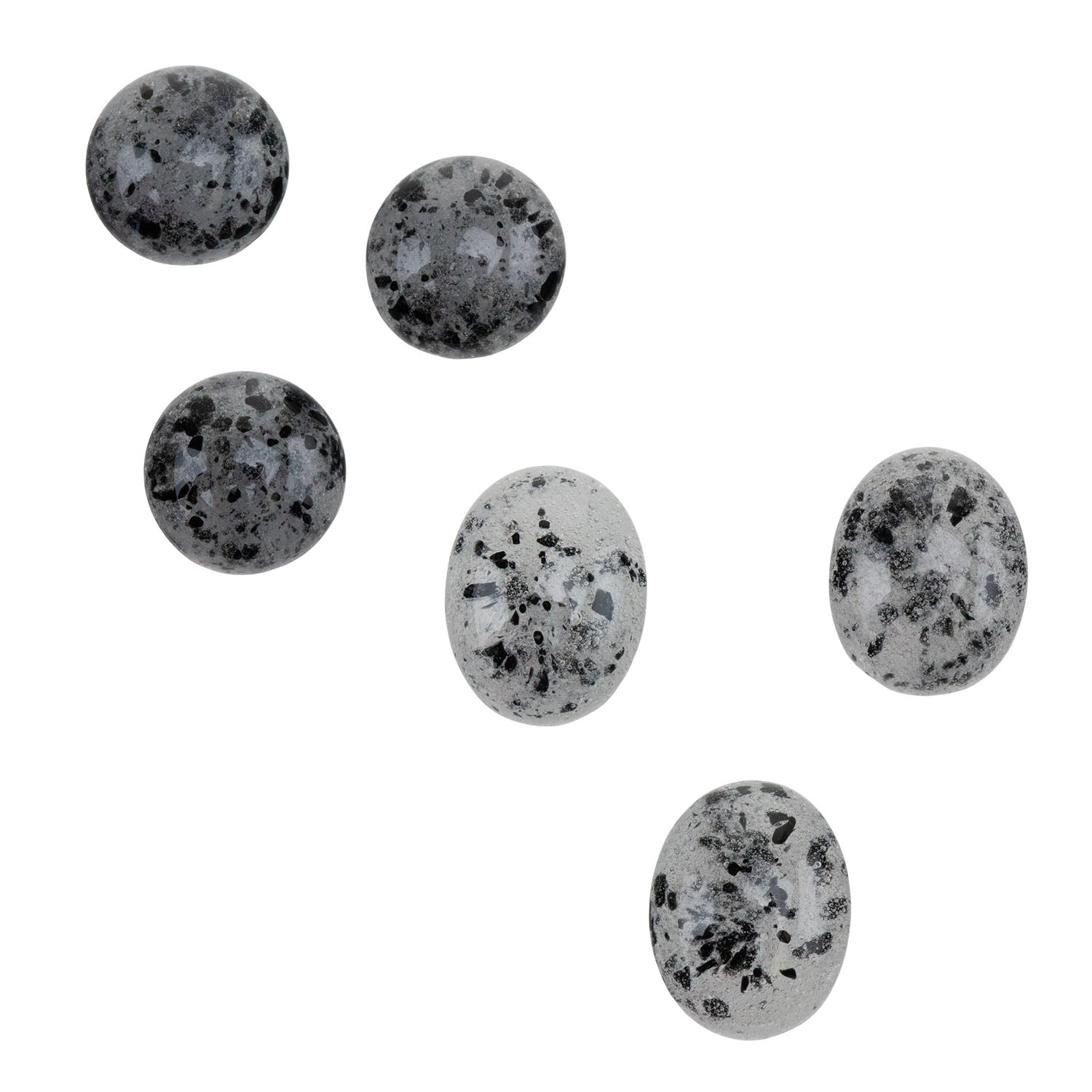 Colored Glass Cabochon – Black Speckle Online now