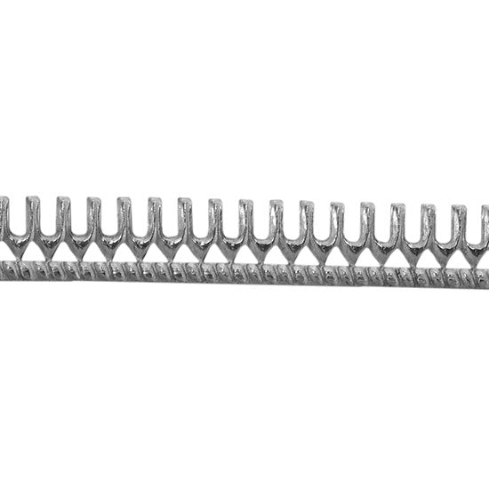 Bezel Wire – Sterling Silver – Gallery #8 – 24 Gauge Dead Soft – 6″ Supply