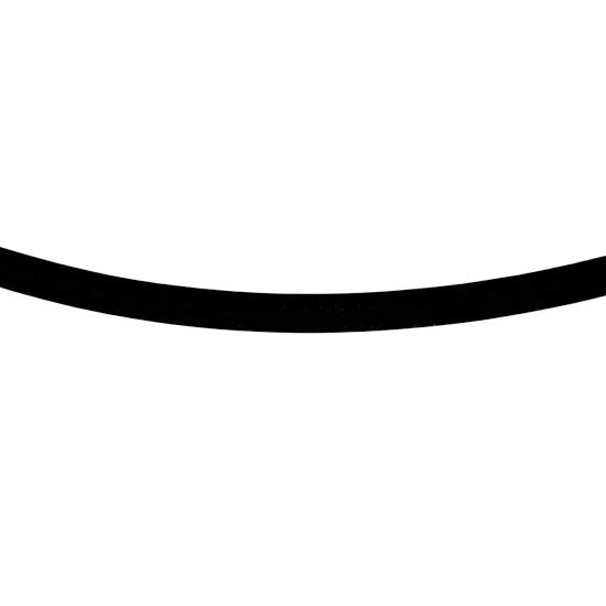 Black Silicone Rubber Cord Necklace with Locking Clasp – 18″ – 3mm – Pkg/10 Online
