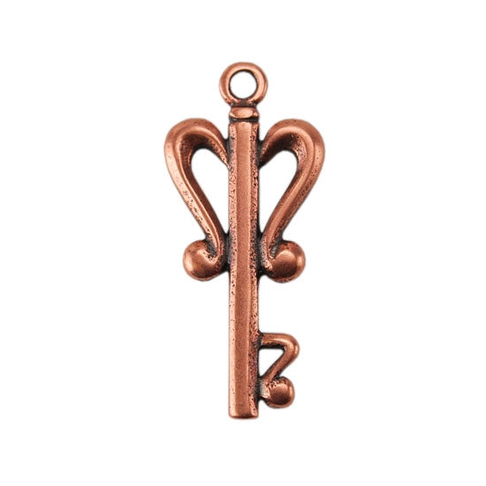 Copper Plate Charm – Key Large Pkg/1 Online Hot Sale