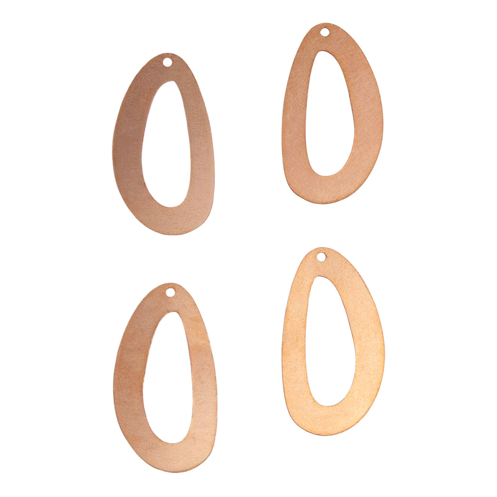 Copper Blanks – Open Oval 35mm – Pkg/4 Discount