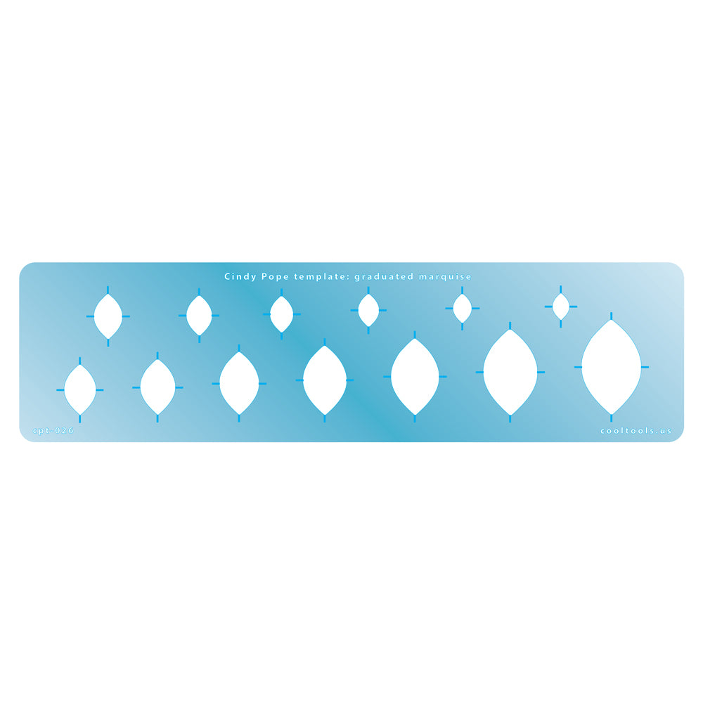 Cindy Pope Template – Graduated Marquise Supply