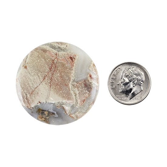 Brecciated Jasper Gemstone – Cabochon Round 35mm – Pkg/1 Online