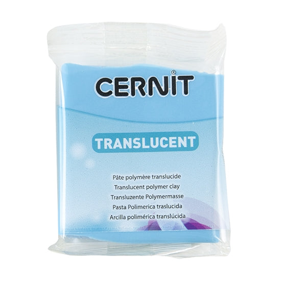 Cernit Translucent Polymer Clay – Turquoise Blue 2oz (56g) block on Sale