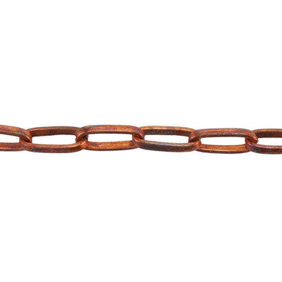 Copper Plate Chain – Drawn Cable 12.6mm – By the Foot Online Sale