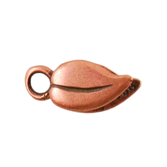 Copper Plate Crimp End Cap – Heart Leaf 1.5mm Pkg/2 Online