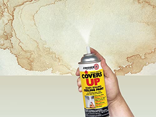 Zinnser 03688 Covers Up Stain Sealing Ceiling Paint, White Online