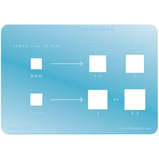 Bezel Template – Square 2 on Sale