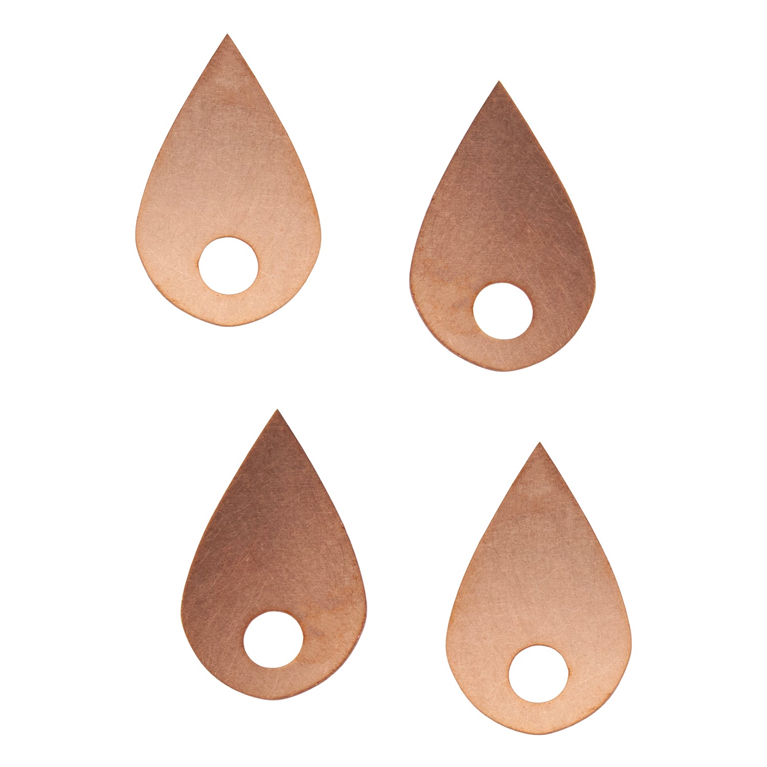 Copper Blanks – Open Pointed Teardrop – Pkg/4 Hot on Sale