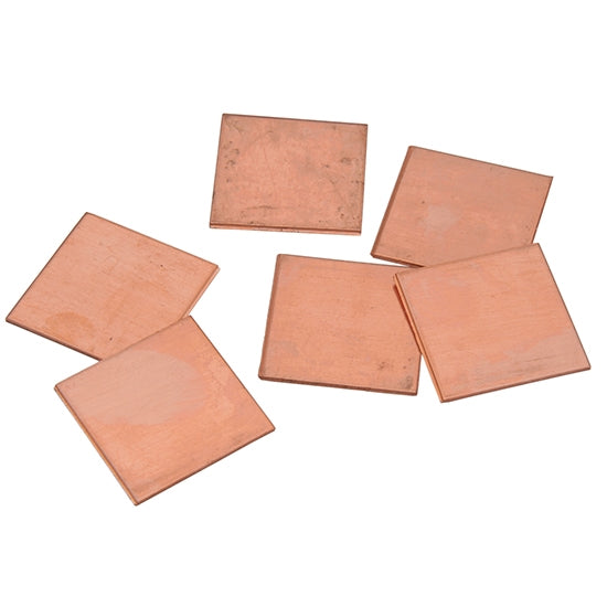 Copper Shape – Square – 1″ Pkg/6 Sale