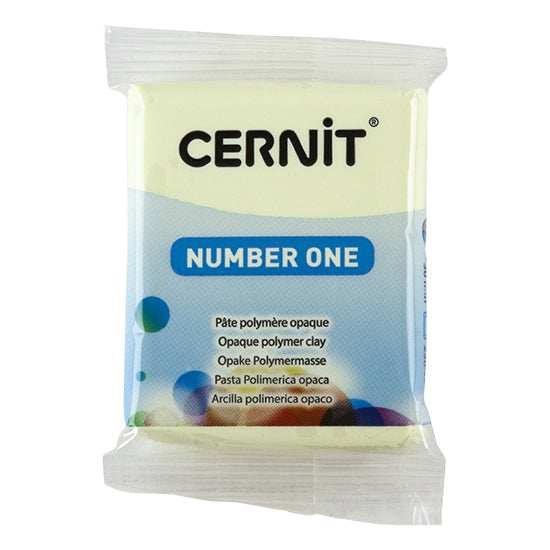 Cernit Number One Polymer Clay – Vanilla 2oz (56g) block Sale