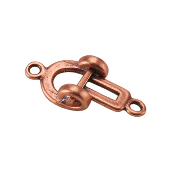 Copper Plate Hook & Eye Clasp – Contemporary Small – 1 Set Online Hot Sale