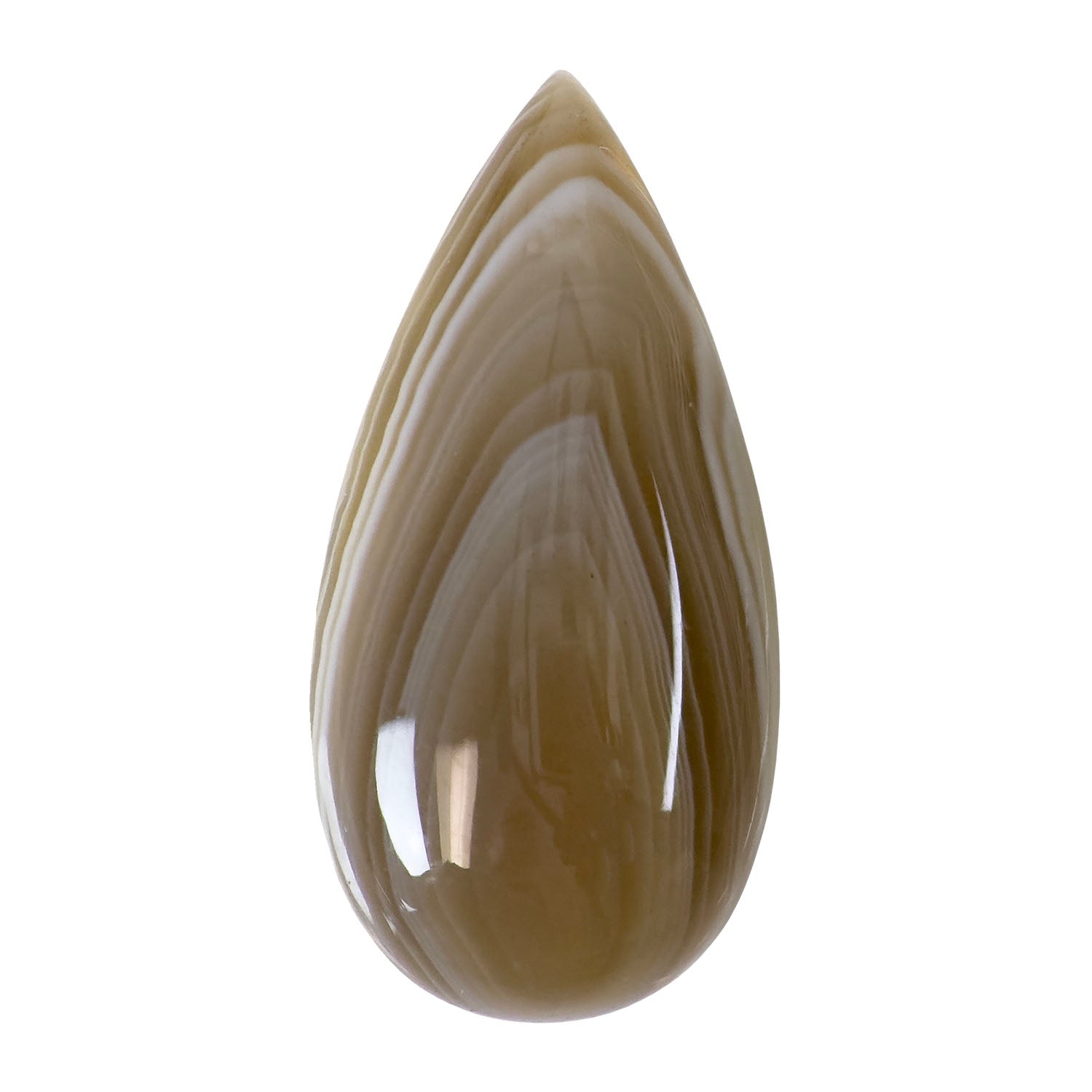 Botswana Agate Gemstone – Cabochon Pear 10mm x 20mm – Pkg/1 Online