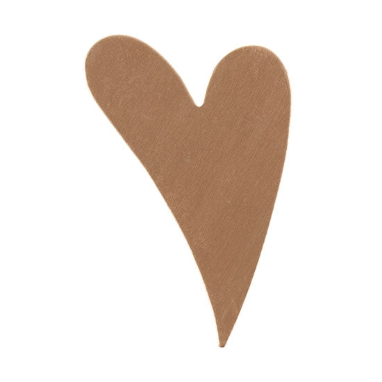 Copper Shape – Funky Heart – 1-1/2″ x 1″ Pkg/6 Online