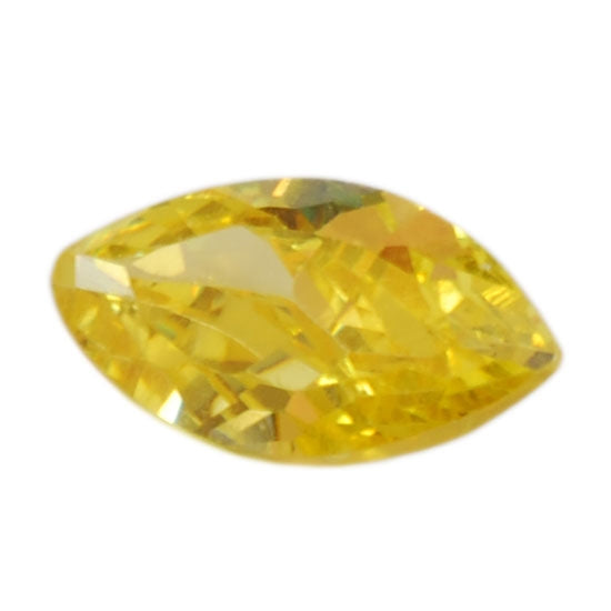 Cubic Zirconia – Yellow Diamond – Marquise Hot on Sale