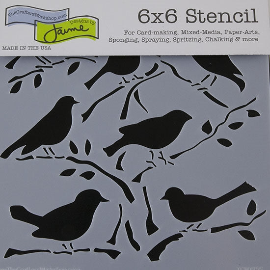 Design Stencil – Birds Hot on Sale