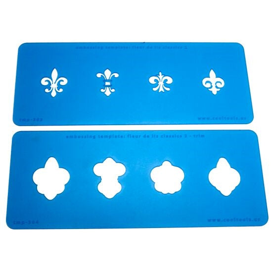 Embossing Template Set – Fleur de Lis Classics 2 on Sale