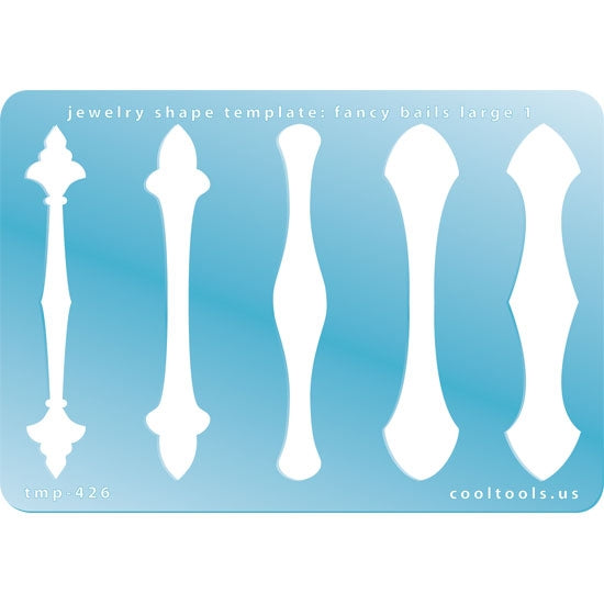 Jewelry Shape Template – Fancy Bails Large 1 Online Hot Sale