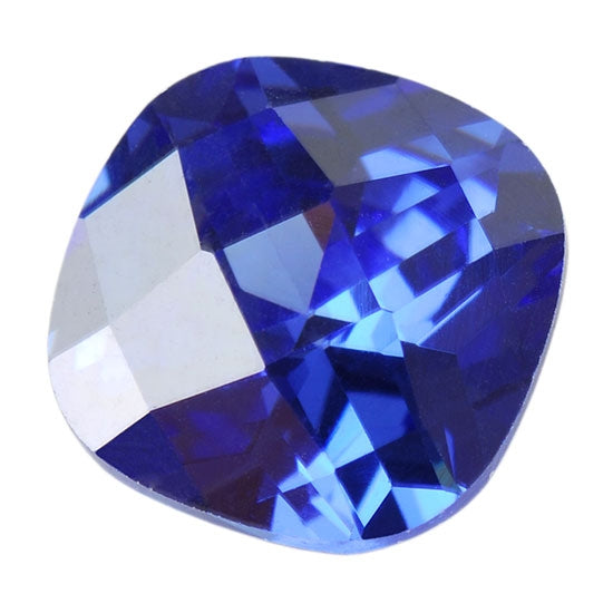 Cubic Zirconia – Tanzanite – Cushion – Checkerboard on Sale