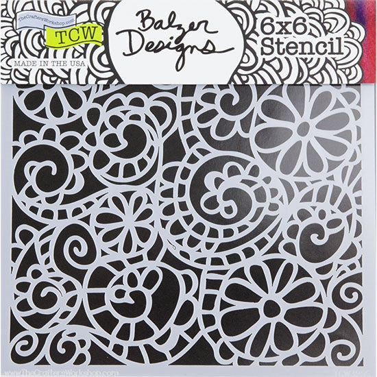 Design Stencil – Mini Swirly Garden Online