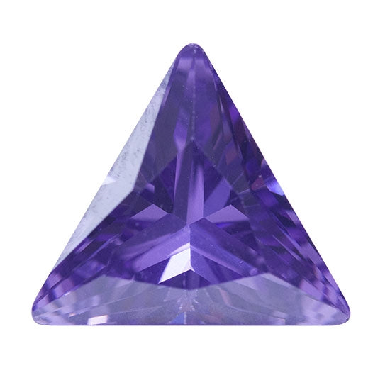 Cubic Zirconia – Amethyst – Triangle on Sale