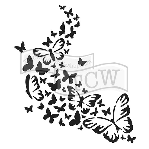 Design Stencil – Butterfly Trail Hot on Sale