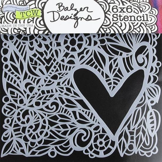 Design Stencil – Love Frame Sale