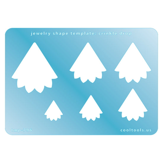 Jewelry Shape Template – Crinkle Drop Supply