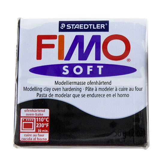FIMO® Polymer Clay – Black #9 2 oz block Fashion