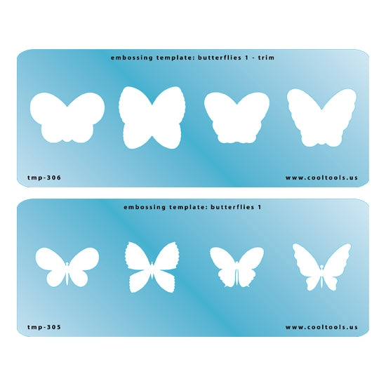 Embossing Template Set – Butterflies 1 on Sale