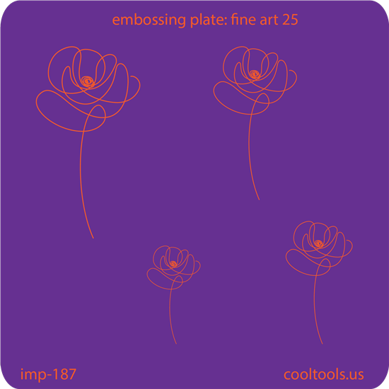 Jewelry Embossing Plate – Fine Art 25 Discount