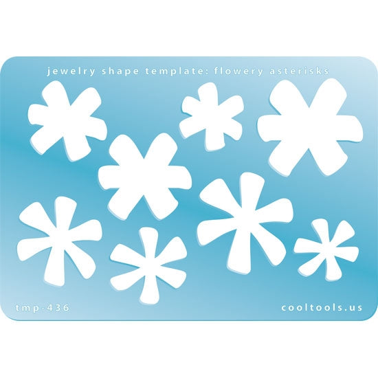 Jewelry Shape Template – Flowery Asterisks Online Sale