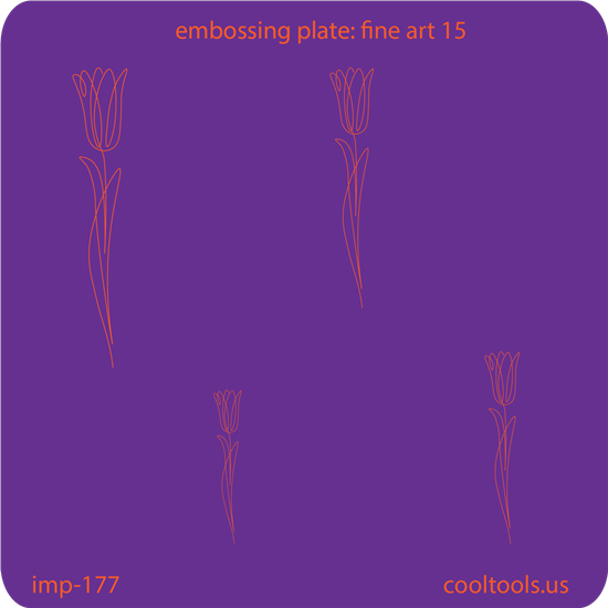 Jewelry Embossing Plate – Fine Art 15 Fashion